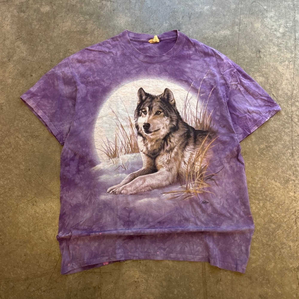 Vintage 2001 The Mountain Wolf Nature Shirt Size XXL